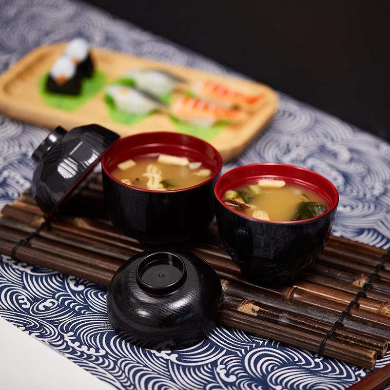 Meal Prep With Rice - Dwukolorowa miska na zupę miso z