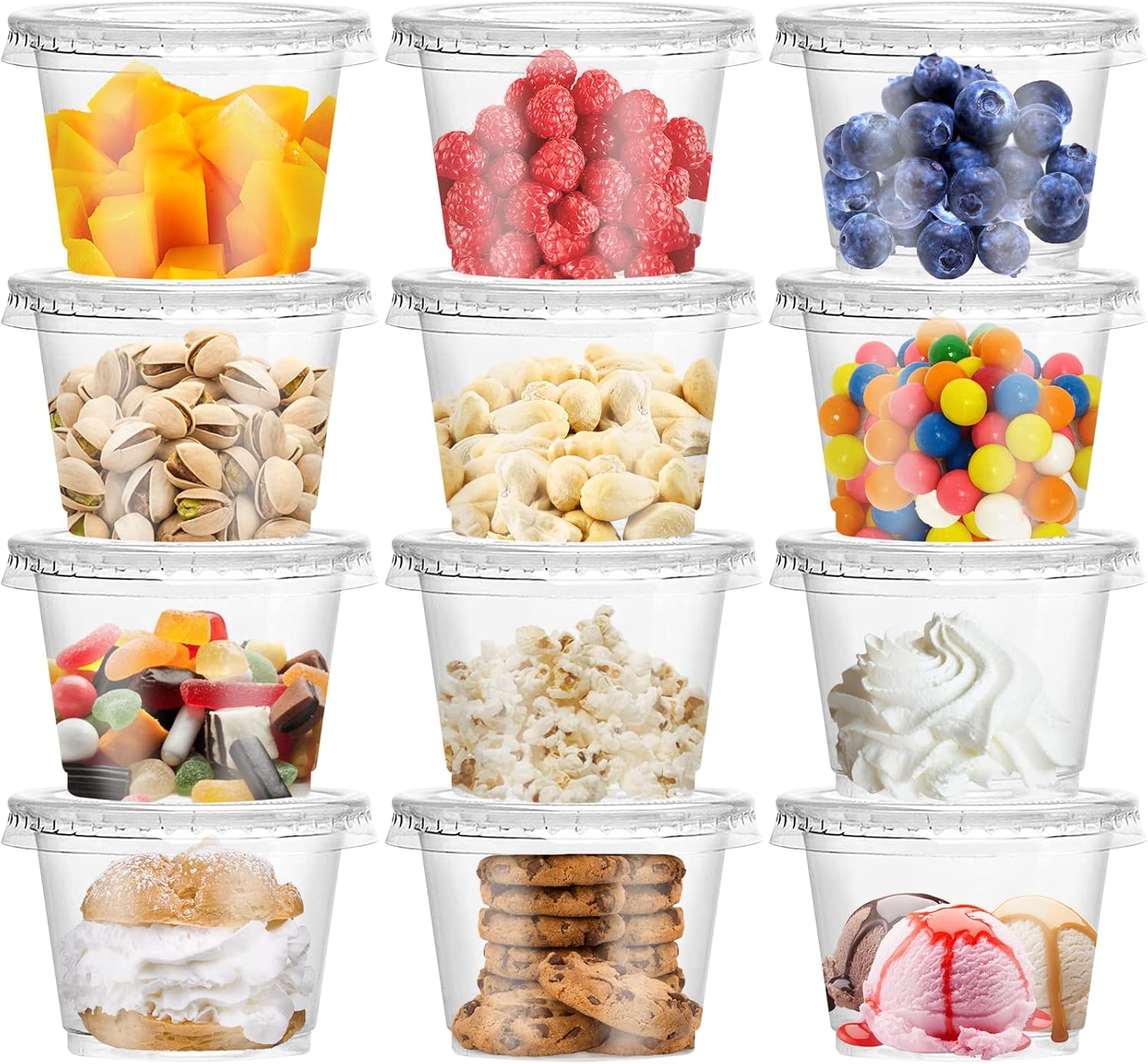 Sauce Dipping Cup - Plastikowe kubki na parfait 8/10OZ z