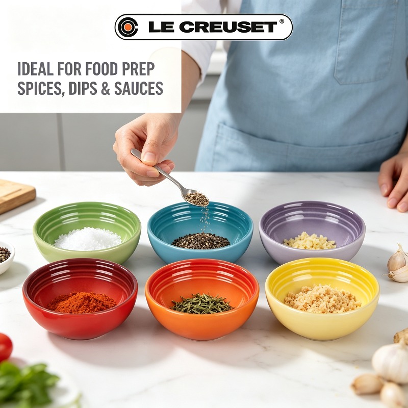 LE CREUSET – zestaw 6 miniatur – Meal Prep Bowl recenzja i cena