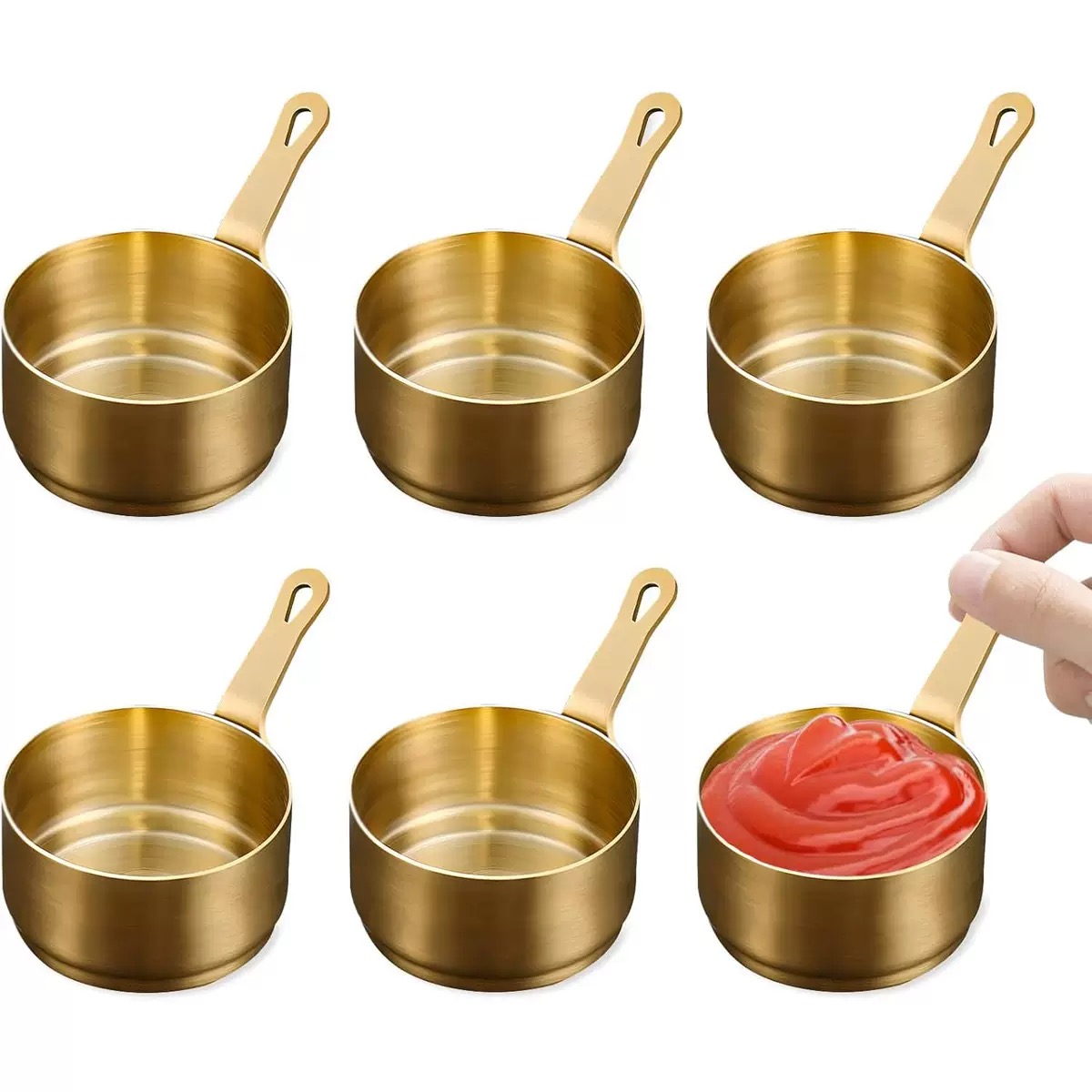 Mini Kubeczki na Sos ze Stali  – Sauce Dipping Cup recenzja i cena