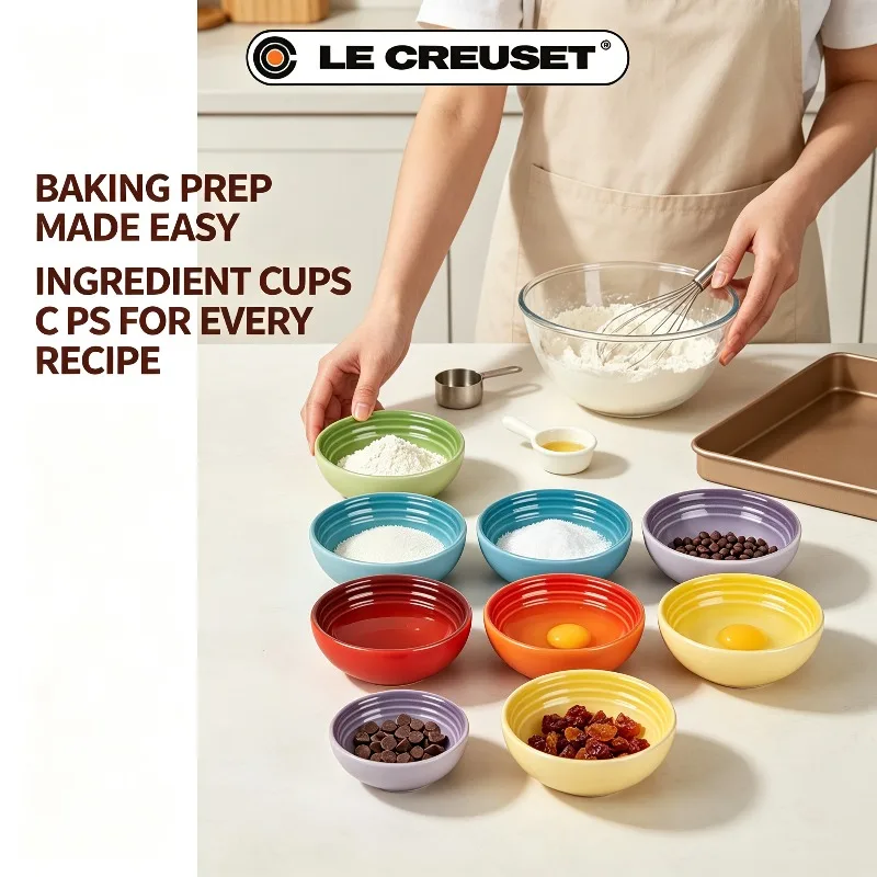 Zestaw 6 małych miseczek Le Cr – Meal Prep Kitchen recenzja i cena